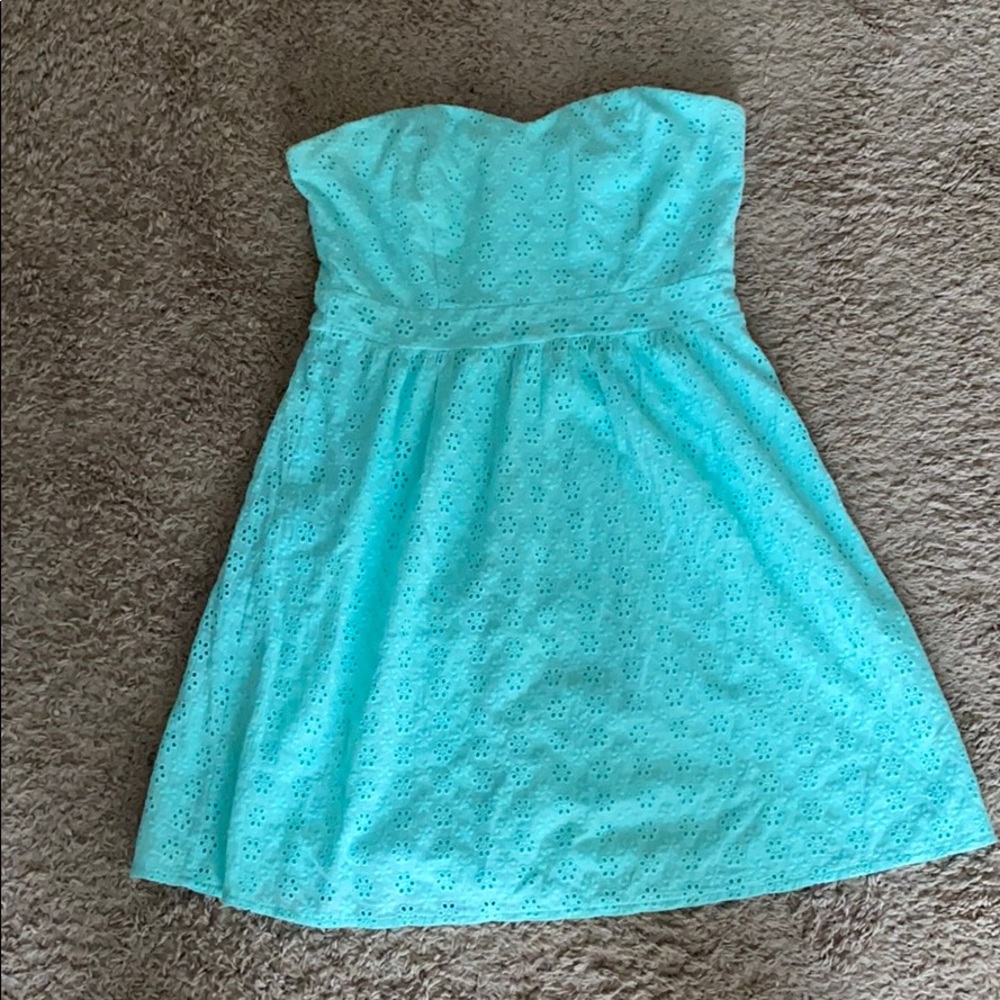 Real strapless summer dress